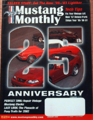 MUSTANG MONTHLY 2003 JAN - KING COBRA, HOOD DECALS